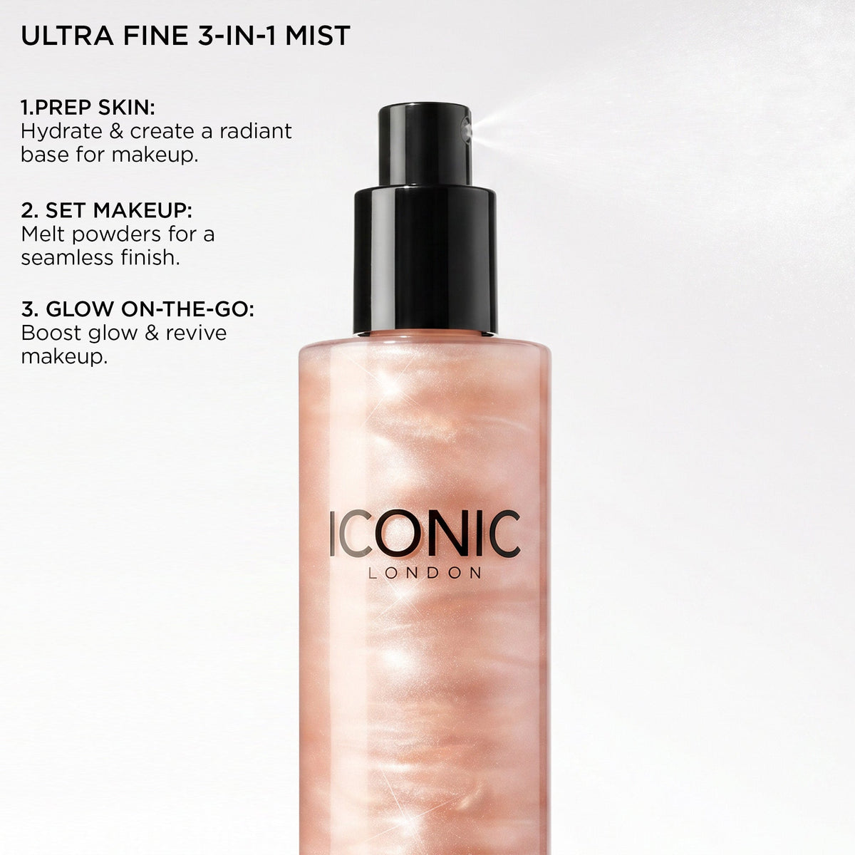 Prep Set Glow in Original. Ultra fine 3-in-1 mist