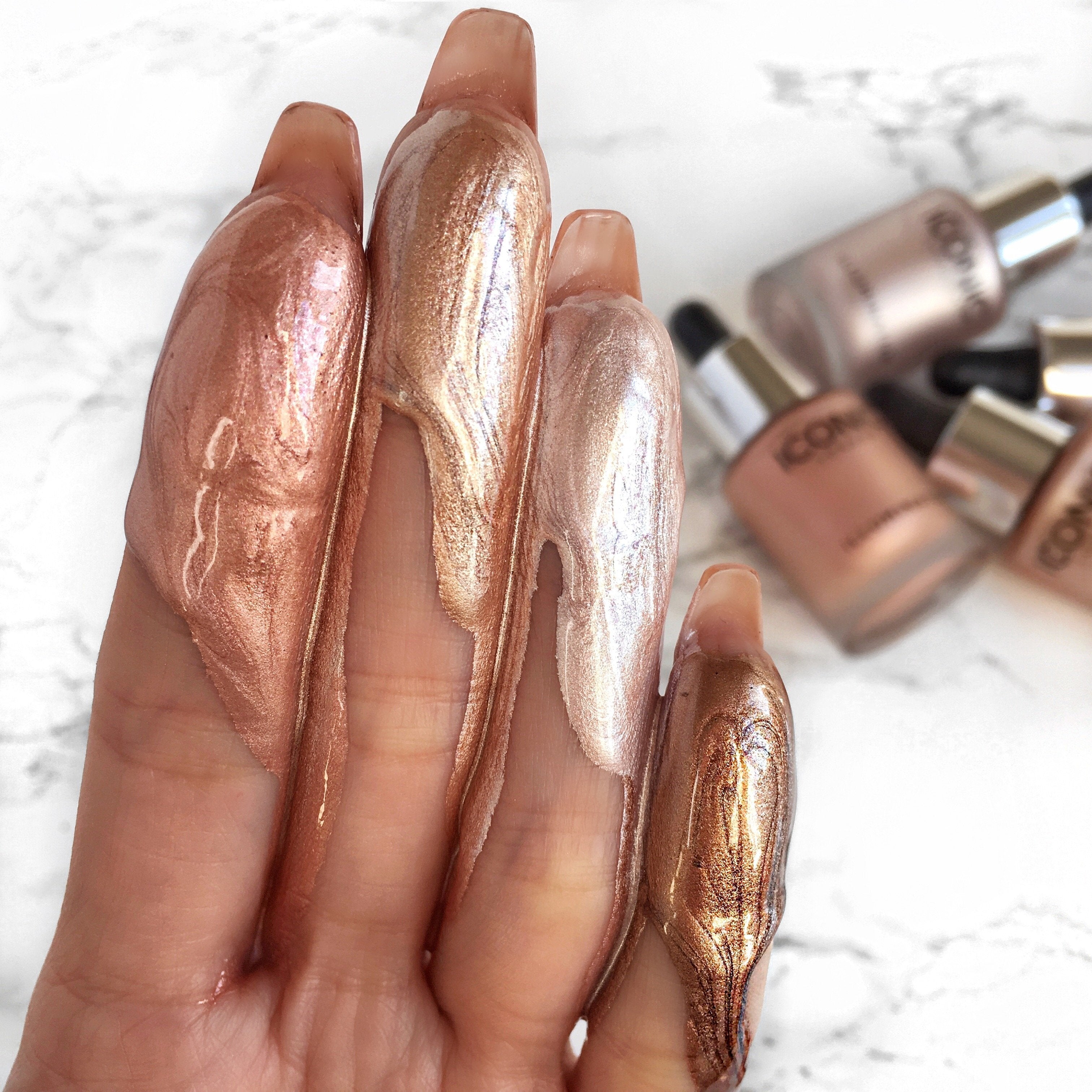colour_ORIGINAL (Champagne Shimmer),colour_GLOW (Terracotta Bronze),colour_SHINE (Pink Pearl),colour_BLUSH (Peachy Rose Gold)