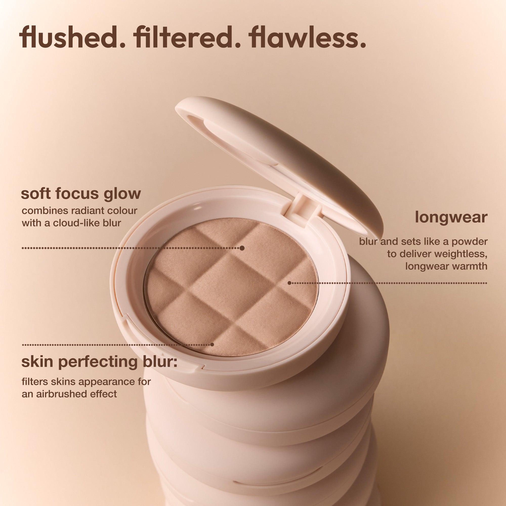 colour_Toasty, | ICONIC London Fridays Buildable Blurring Bronze. Flushed, filtered, flawless