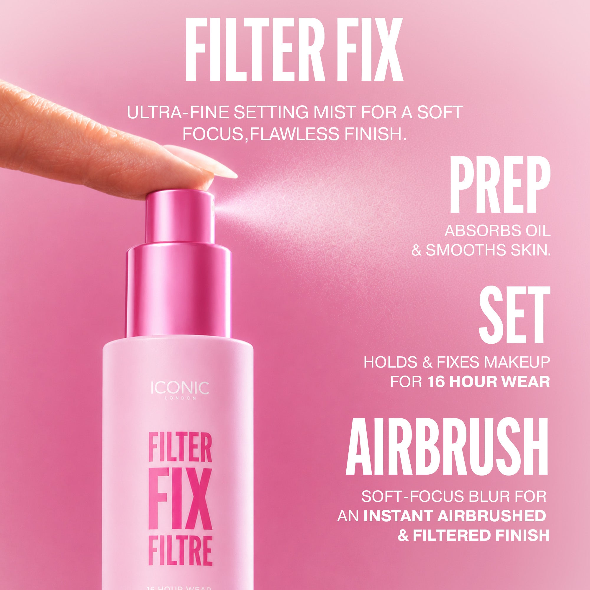 Filter Fix Setting Spray