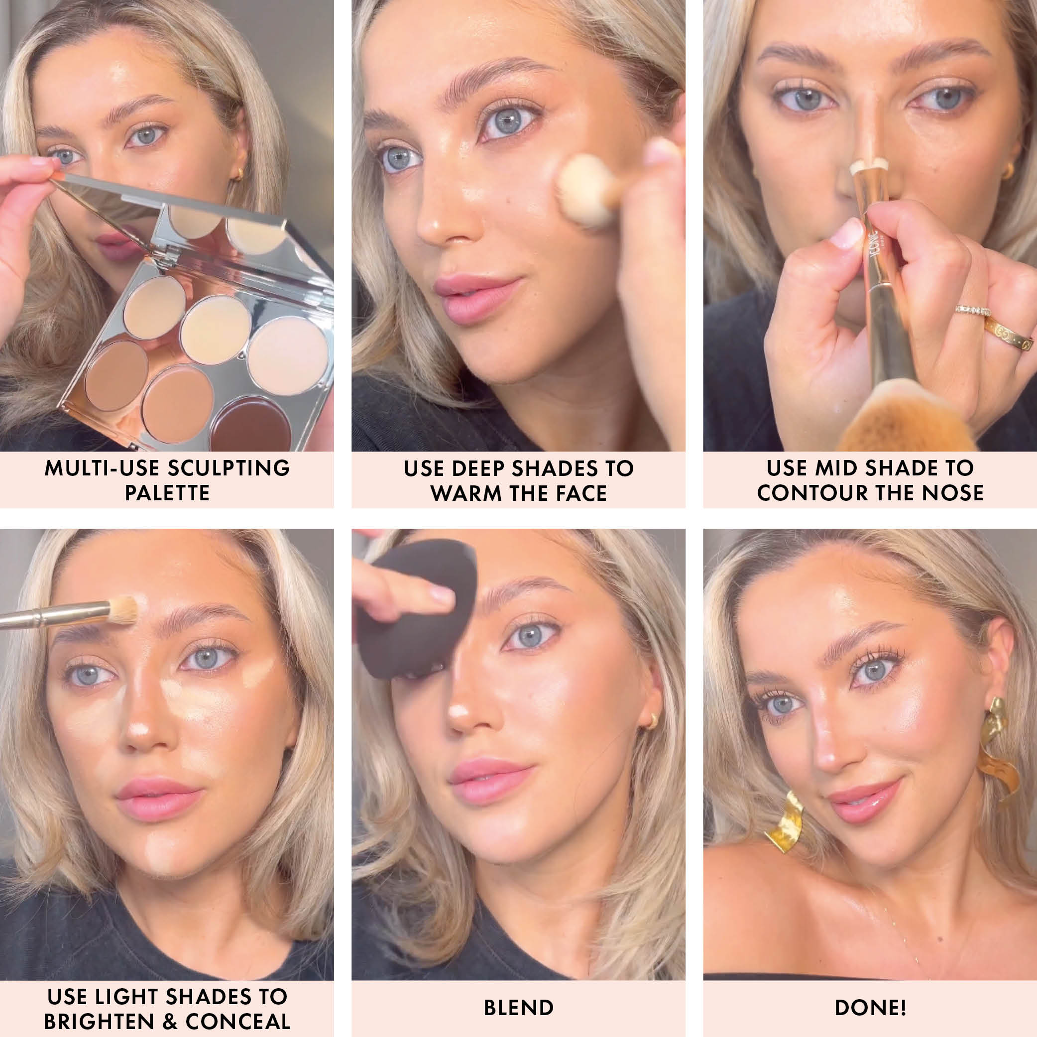 Multi-Use Sculpting Palette | ICONIC London US – ICONIC LONDON INC