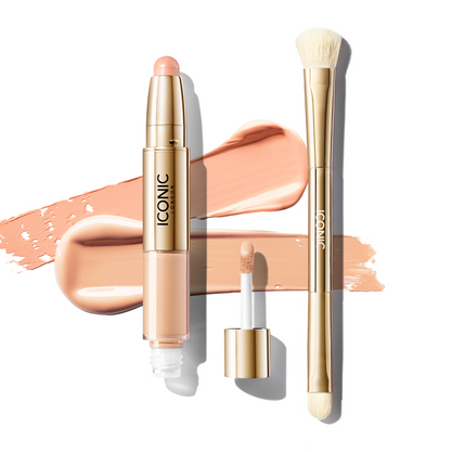 Radiant Concealer & Brightening Duo + Brush Bundle